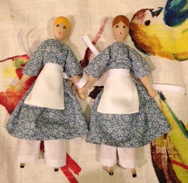 Dolls with Aprons